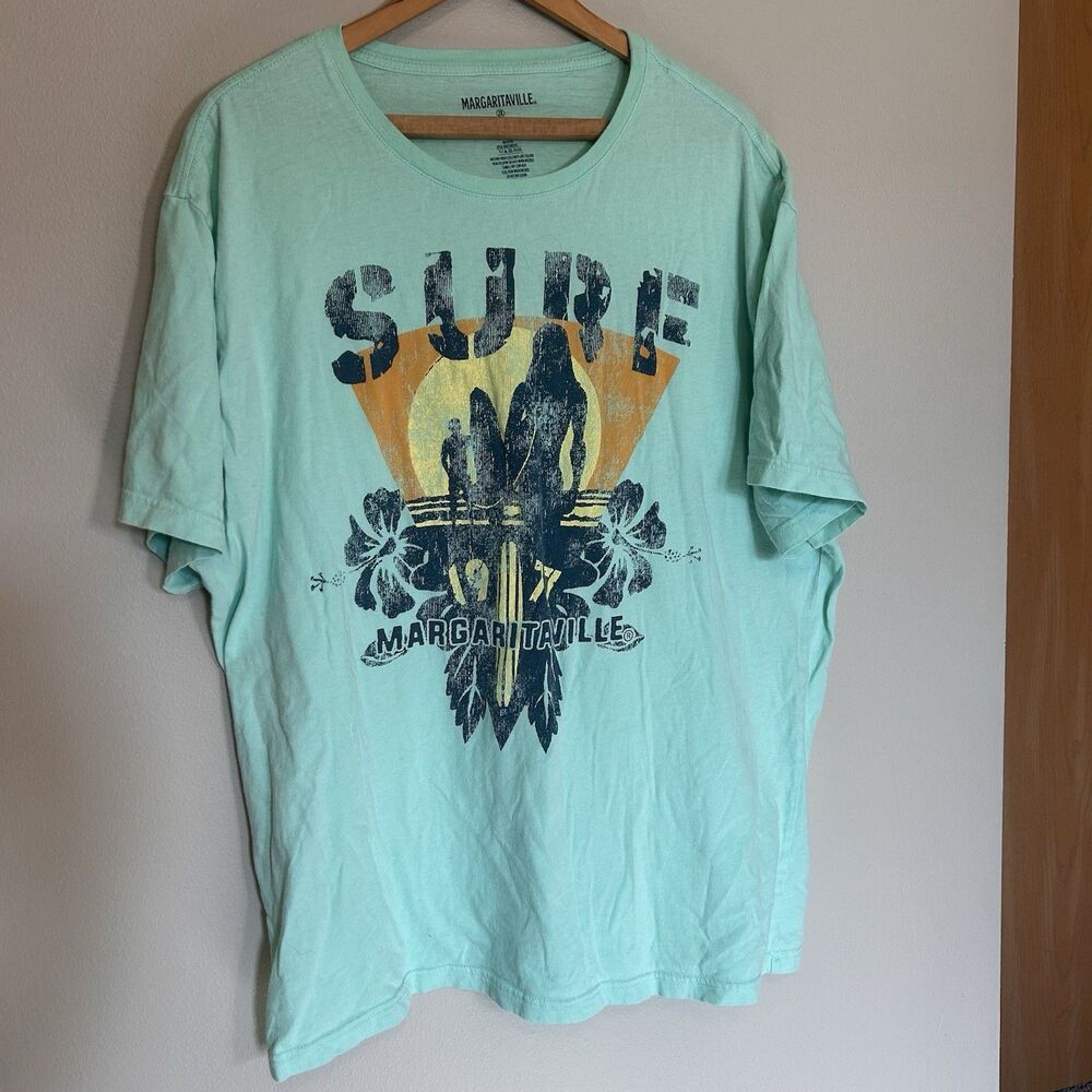 Margaritaville Surf Mens T-Shirt 2XL 100% Cotton